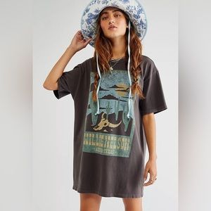 NWT Free People Willie Nelson T-shirt Dress *Sold Out